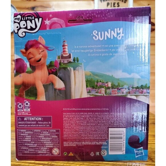 2021 Hasbro My Little Pony Mega Movie Friends 8" Sunny Starscout - Brand New - Picture 4 of 5
